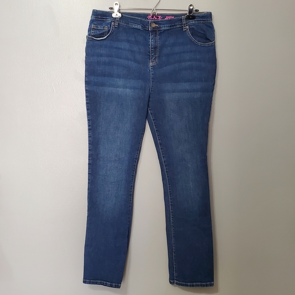 Place Other - Place Dark Blue Bootcut Leg Jeans Girls Size 20 Plus